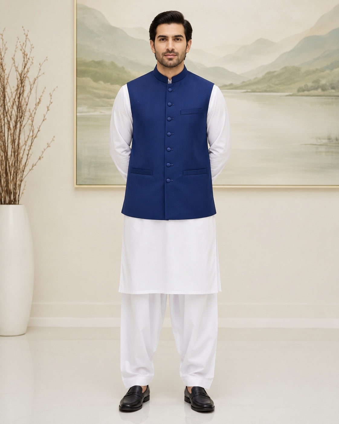 Classic Heritage Royal Blue Waistcoat