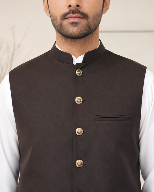 Classic Heritage Brown Waistcoat