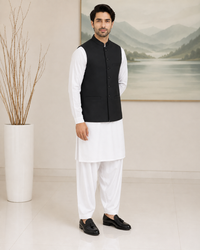 Classic Heritage Black Waistcoat