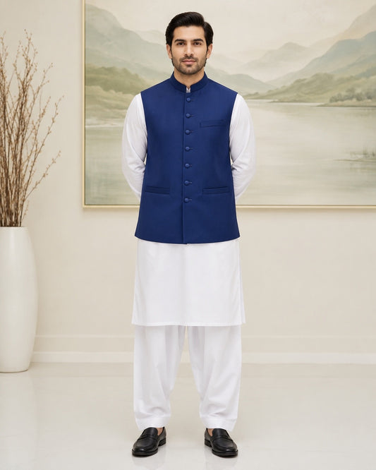 Classic Heritage Royal Blue Waistcoat