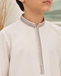 White Kameez Shalwar for Boys