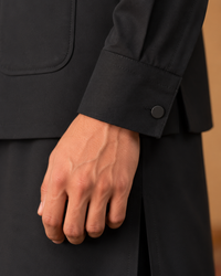 Black Kameez Shalwar with Waist Coat