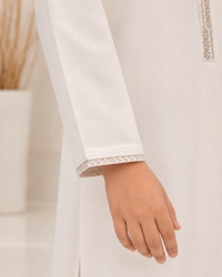 White Kameez Shalwar for Boys