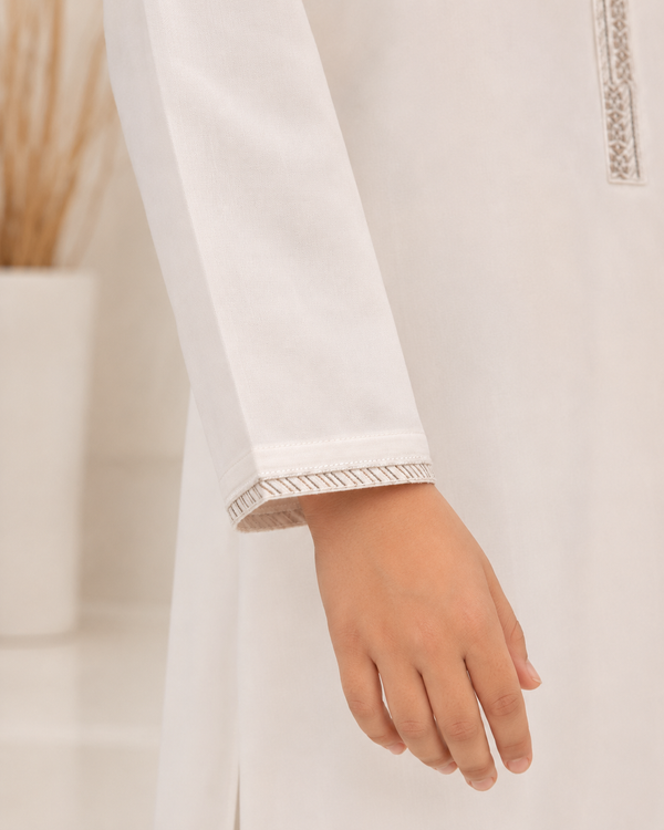 White Kameez Shalwar for Boys