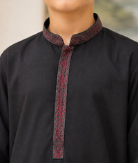 Black Kameez Shalwar for Boys
