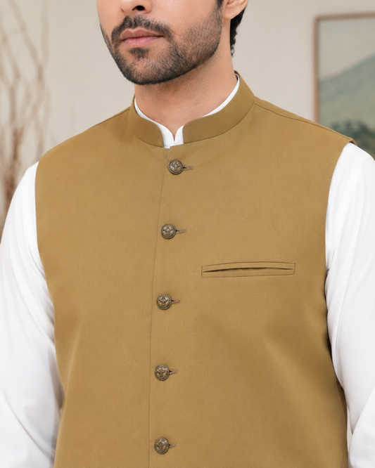Classic Heritage Khaki Waistcoat