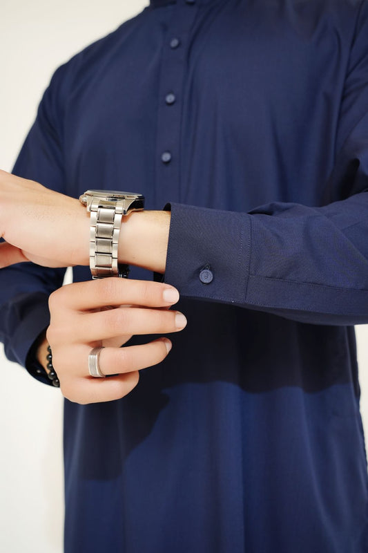 Blue Wash and Wear Kurta Pajama