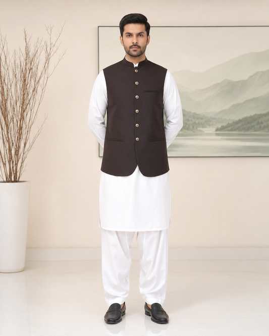 Classic Heritage Brown Waistcoat