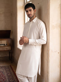 White Wash and Wear Kameez Shalwar