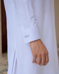 White Cotton Kameez Shalwar