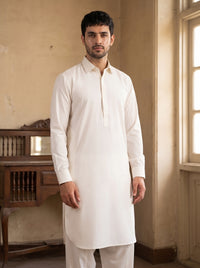 White Wash and Wear Kameez Shalwar
