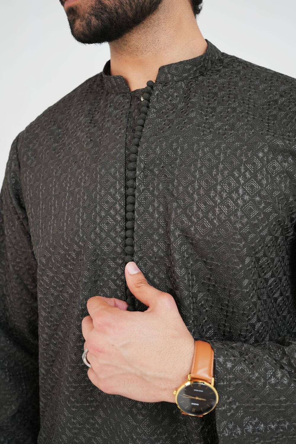 Green Chikankari Kurta Pajama