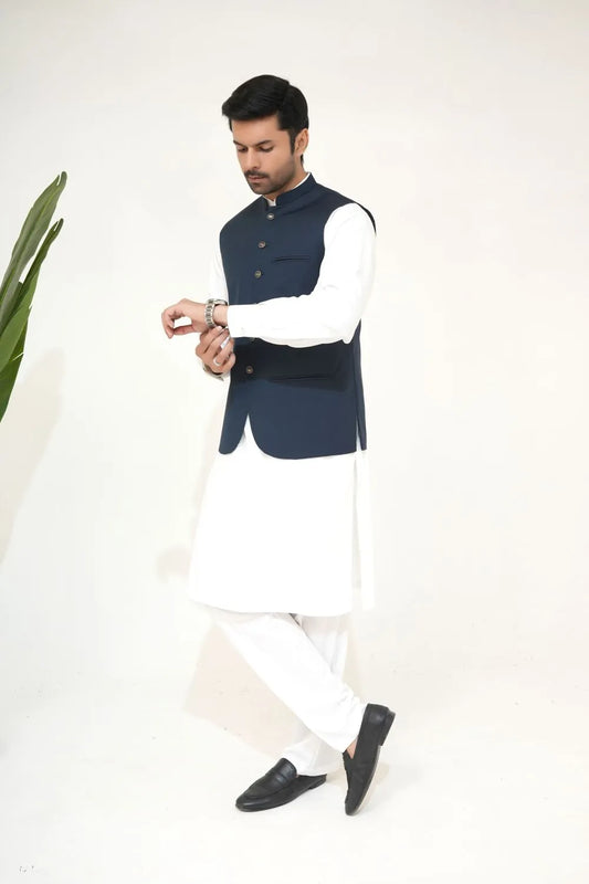 Classic Heritage Blue Waistcoat