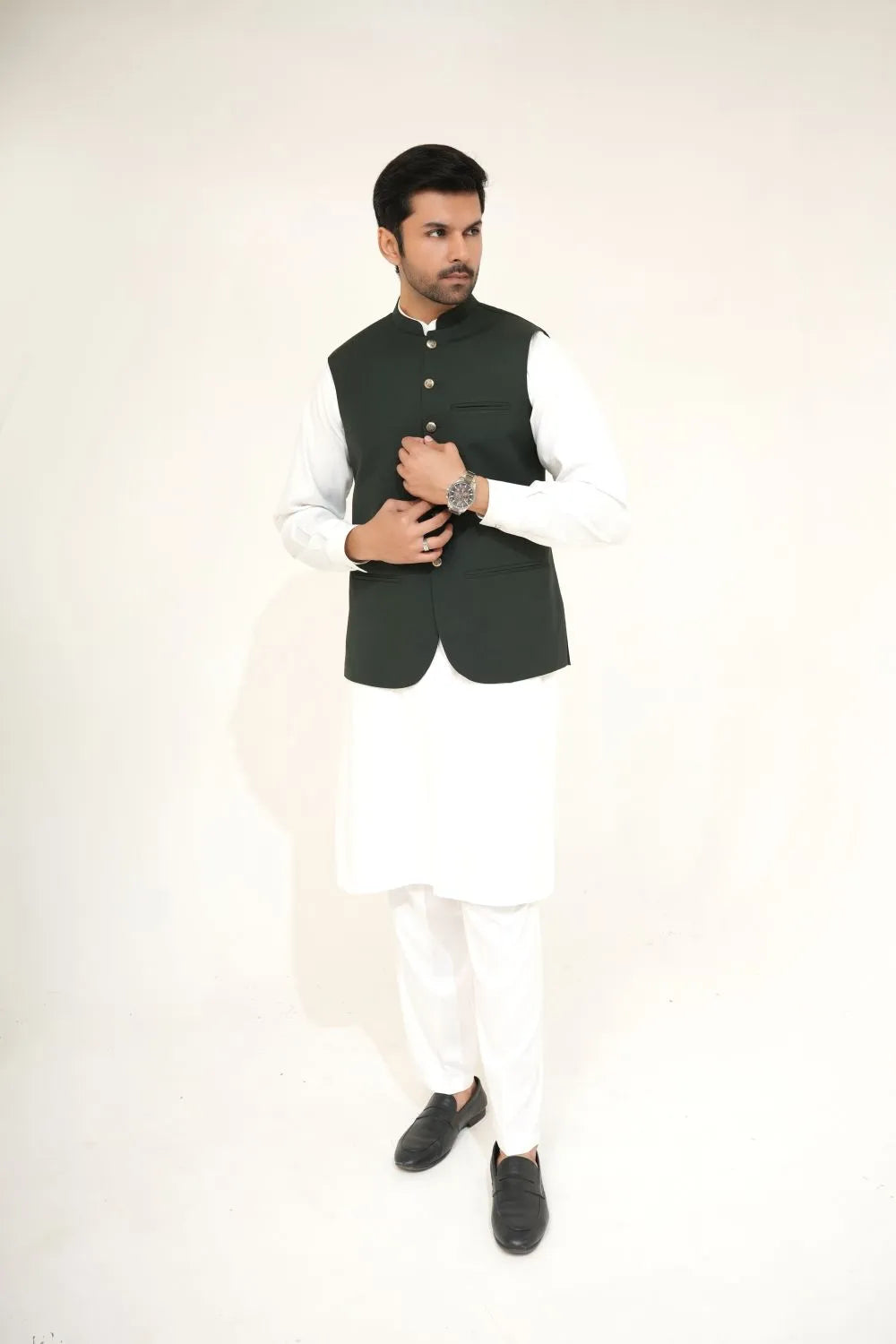 Classic Heritage Green Waistcoat