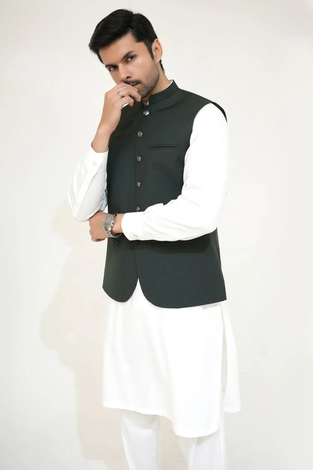 Classic Heritage Green Waistcoat