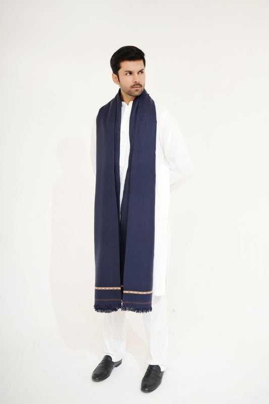 Blue Woolen Shawl