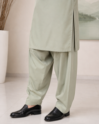 Mint Green Wash and Wear Kameez Shalwar
