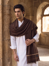 Brown Woolen Shawl