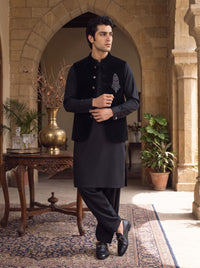 Black Velvet Waistcoat