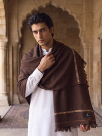 Brown Woolen Shawl