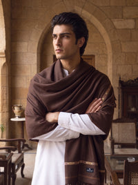 Brown Woolen Shawl