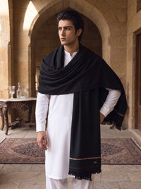 Black Woolen Shawl