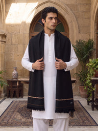 Black Woolen Shawl