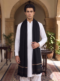Black Woolen Shawl
