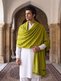 Olive Green Woolen Shawl