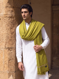 Olive Green Woolen Shawl