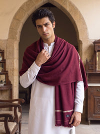 Maroon Woolen Shawl