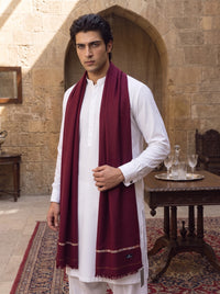 Maroon Woolen Shawl